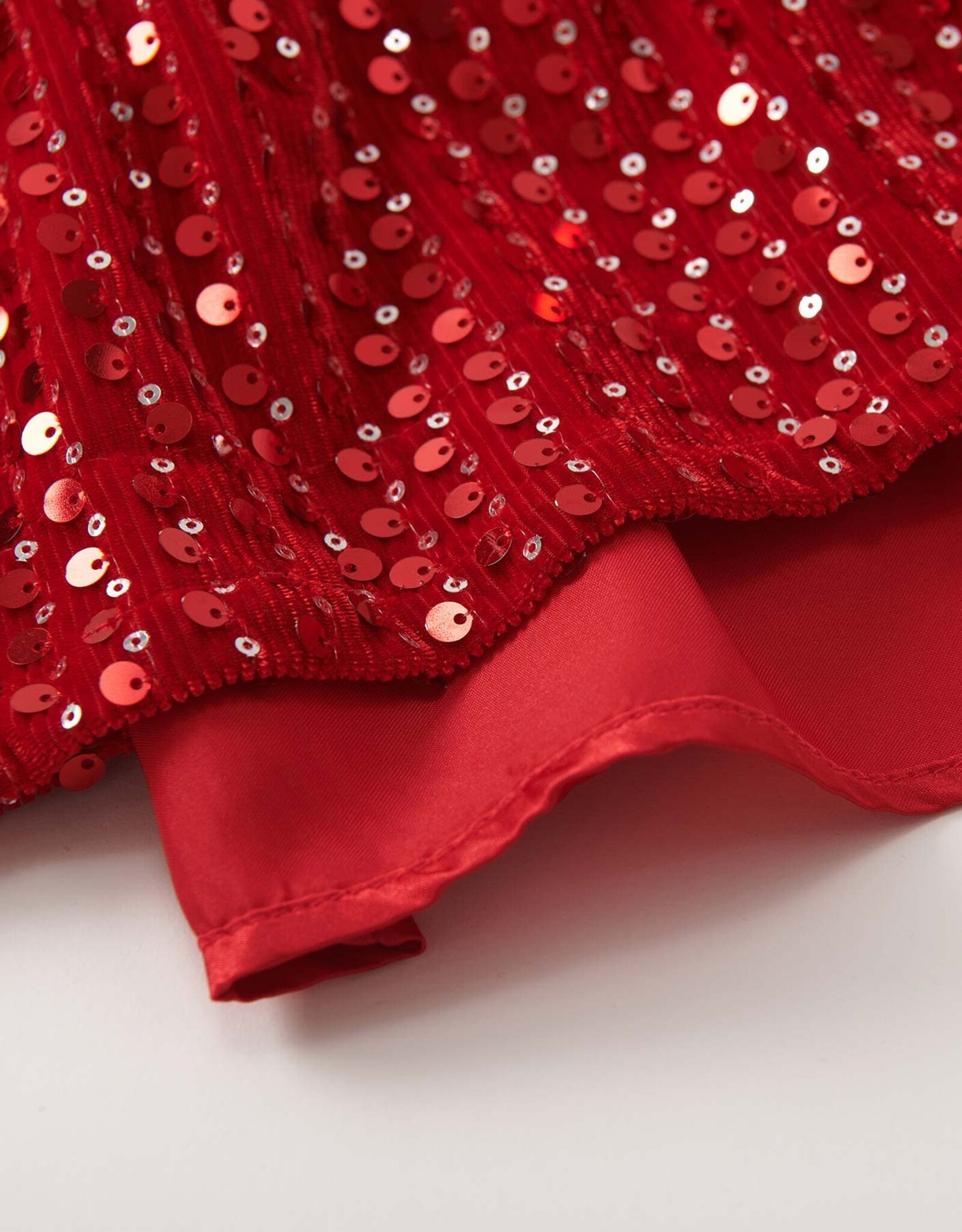 Hatley Red Sequins Velvet Dress