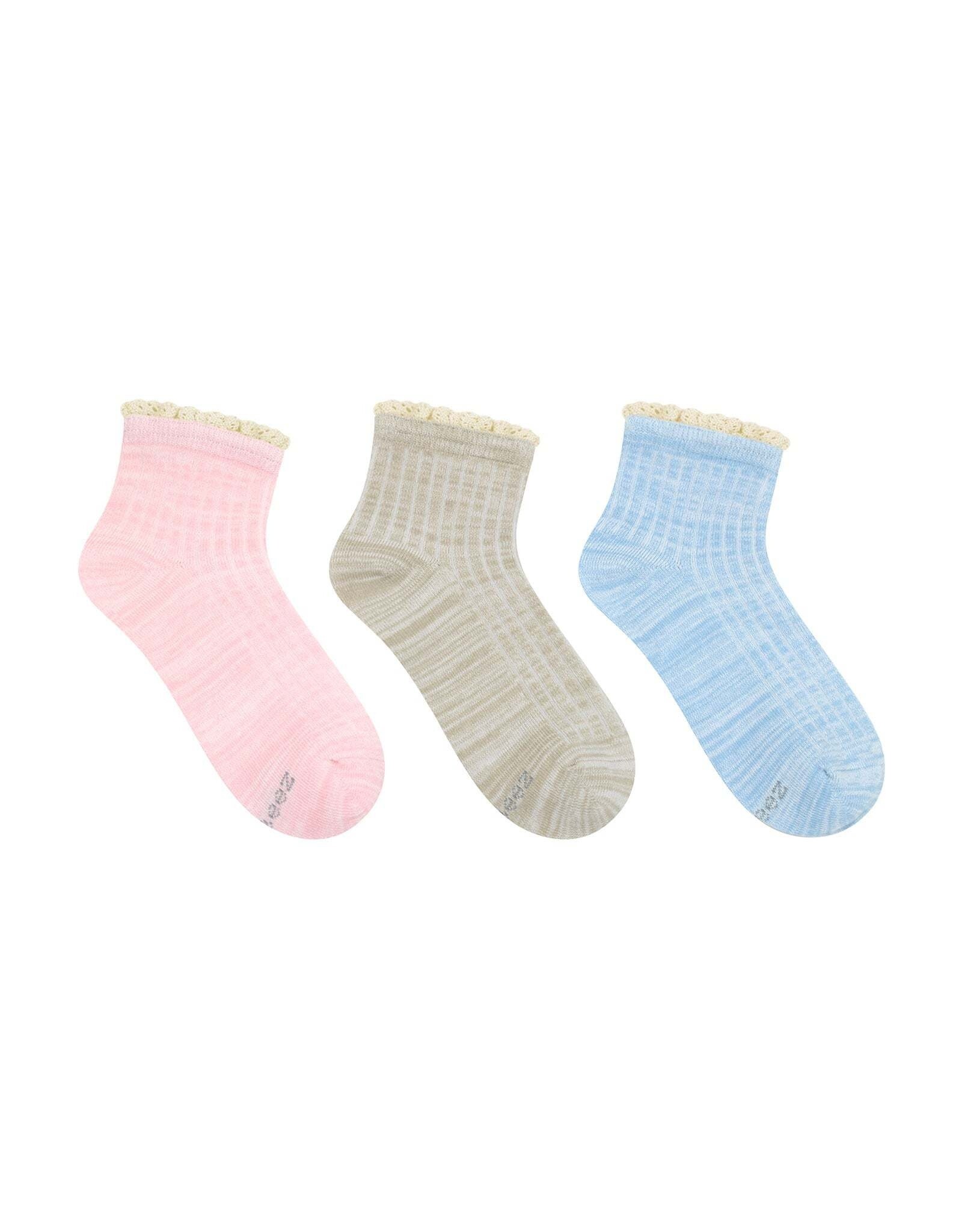 Robeez Flower Lace Quarter Socks