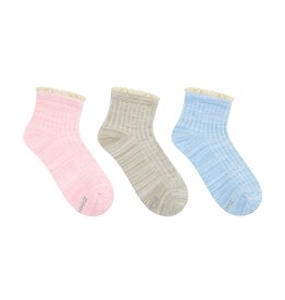 Robeez Flower Lace Quarter Socks