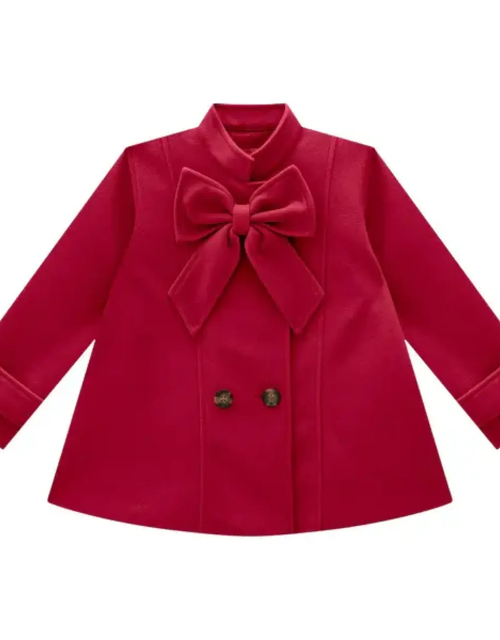 Milon Red Bow Coat