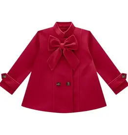 Milon Red Bow Coat
