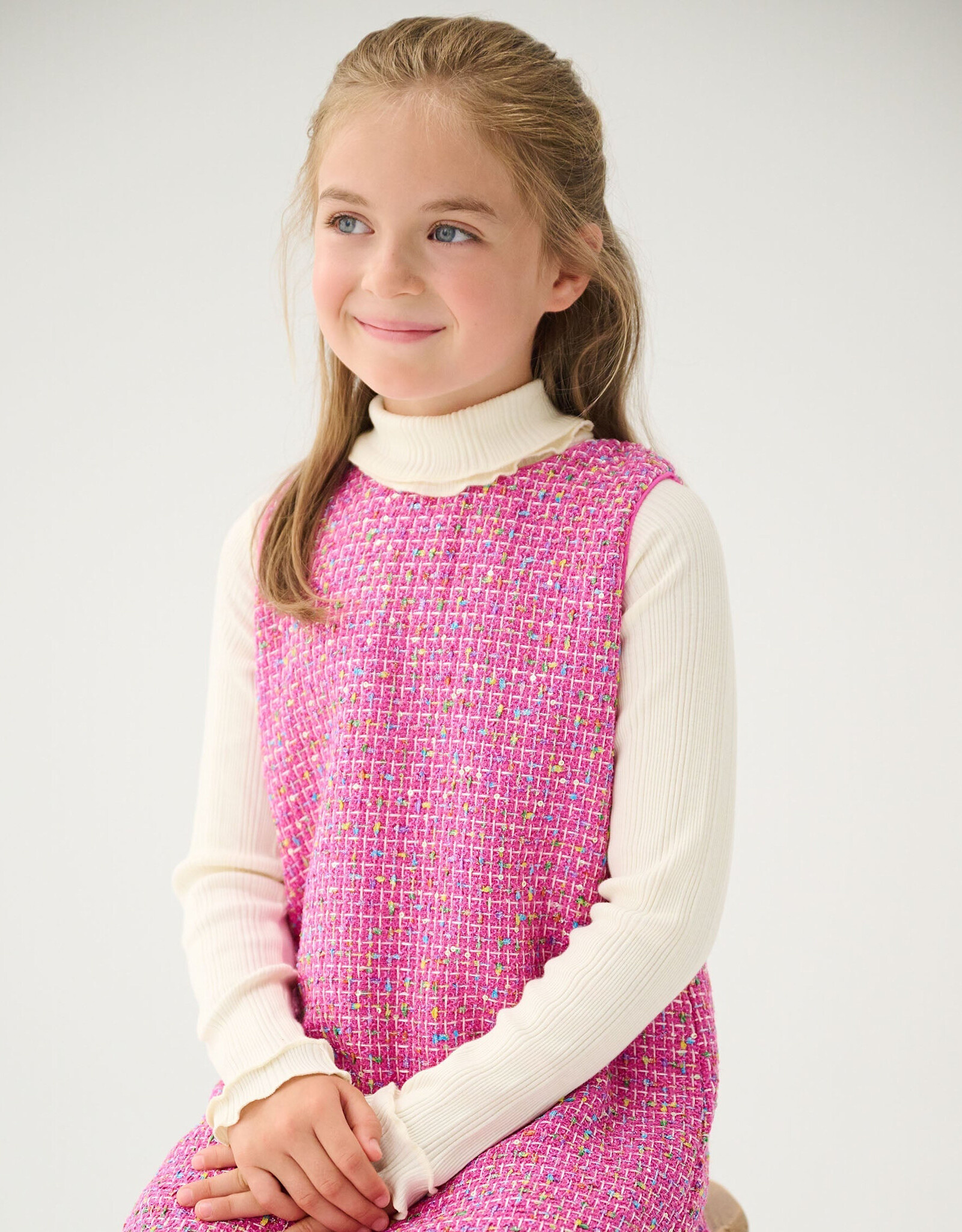 Hatley Rose Violet Tweed Dress