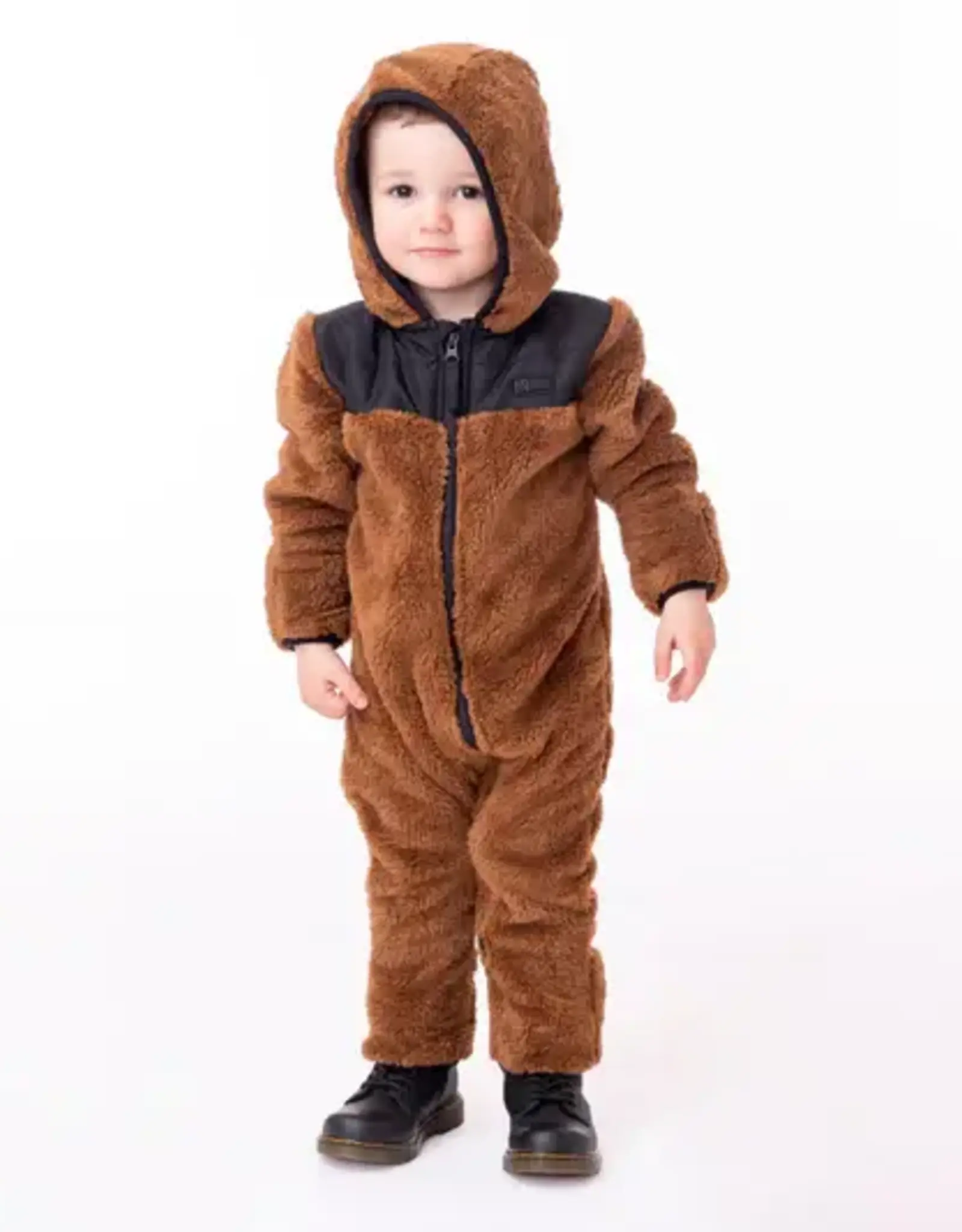 Noruk Taupe Hooded One Piece