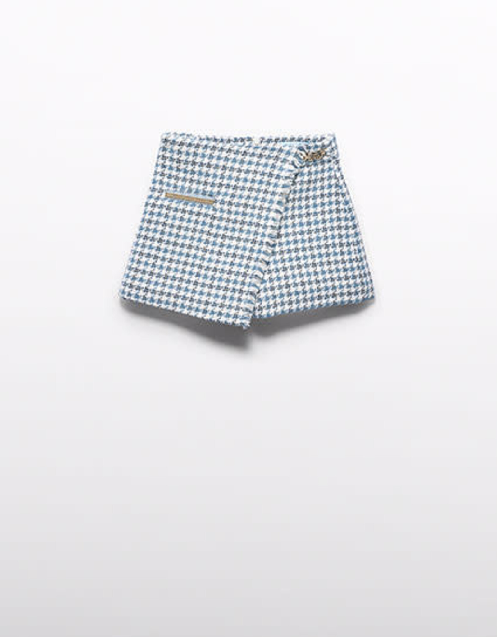 Abel & Lula Cerulean Houndstooth Pant Skirt