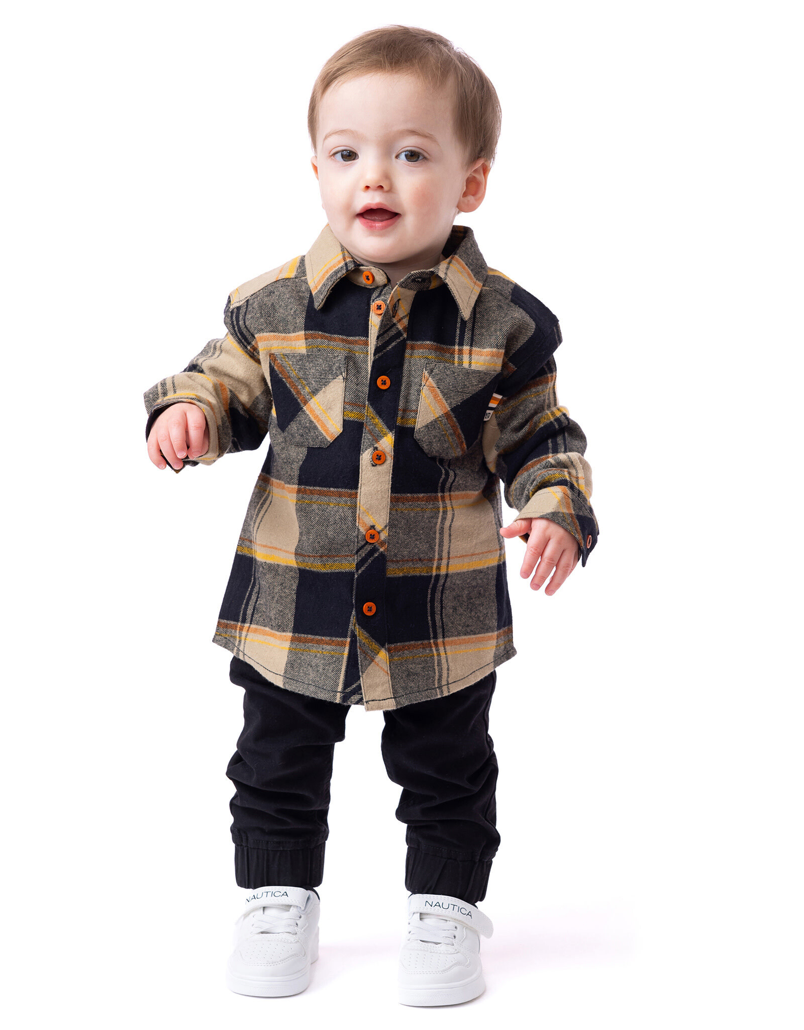 Noruk Baby Adventure Flannel Button Down Shirt