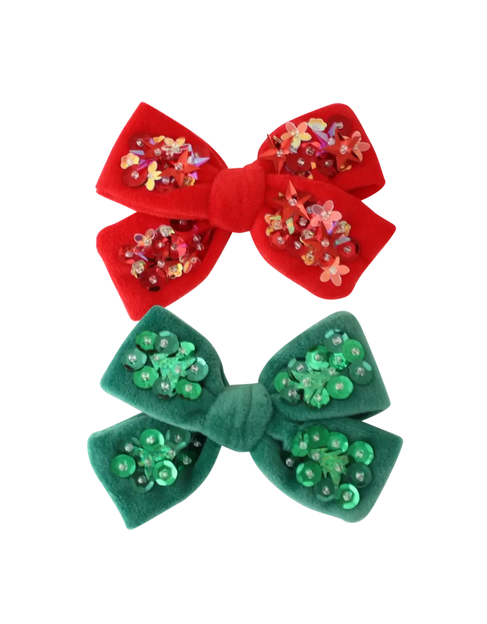 Bows Arts Velvet Sequin Bow