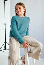 Mayoral Lake Blue Sequins Sweater