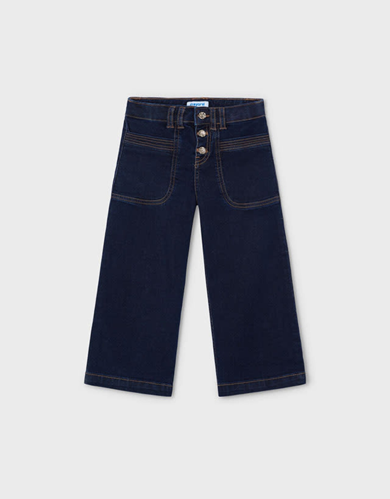 Mayoral Dark Wide Leg Trousers