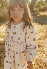 MakeMake Organics Corduroy Collared Button Dress