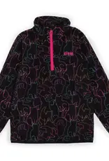 Noruk Multi Kitty Qtr Zip Microfleece w/ Fuchsia Pant