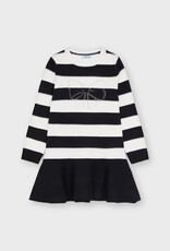 Mayoral Black Stripe Dress