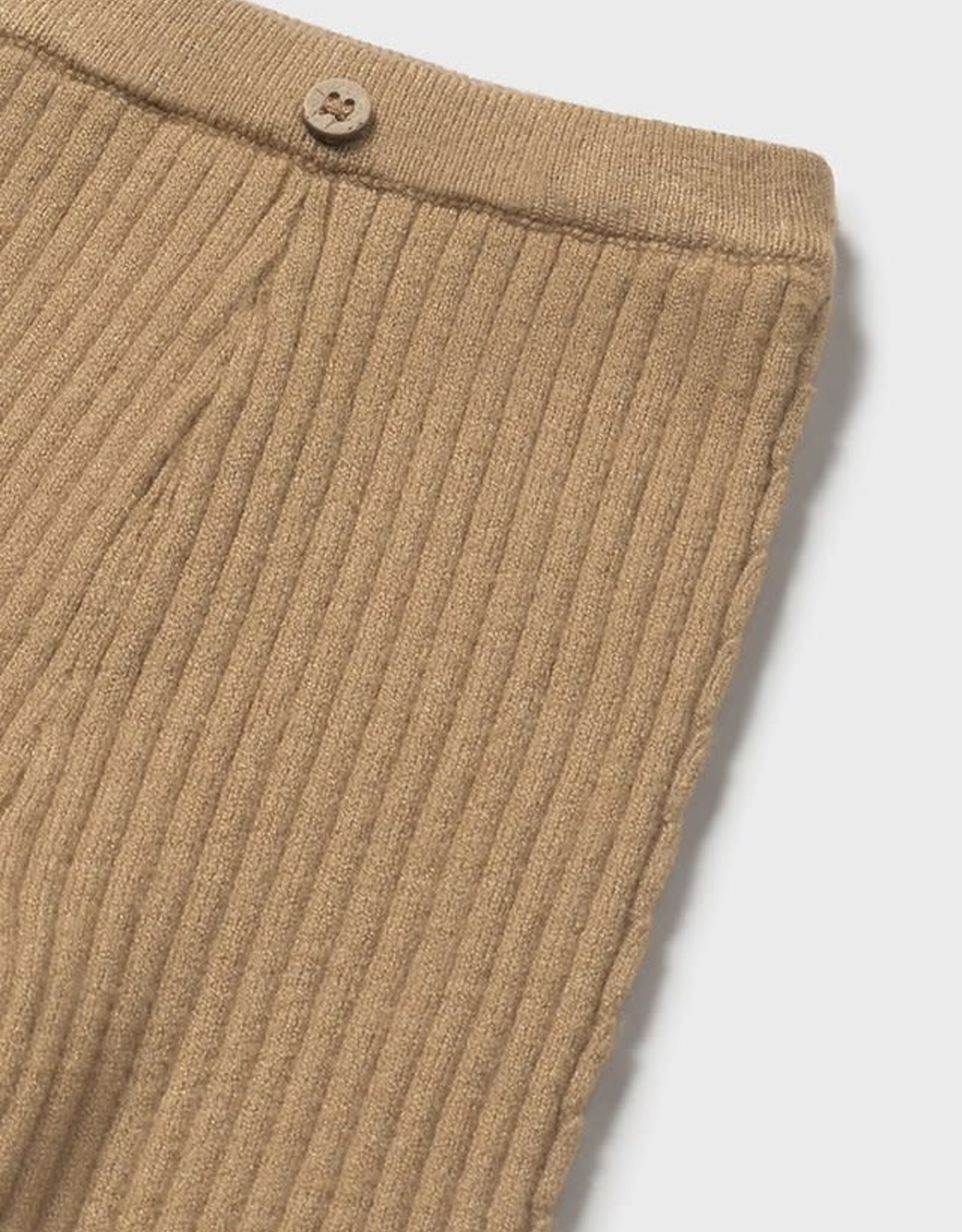Mayoral Mayoral Newborn Toffee Knit Leggings
