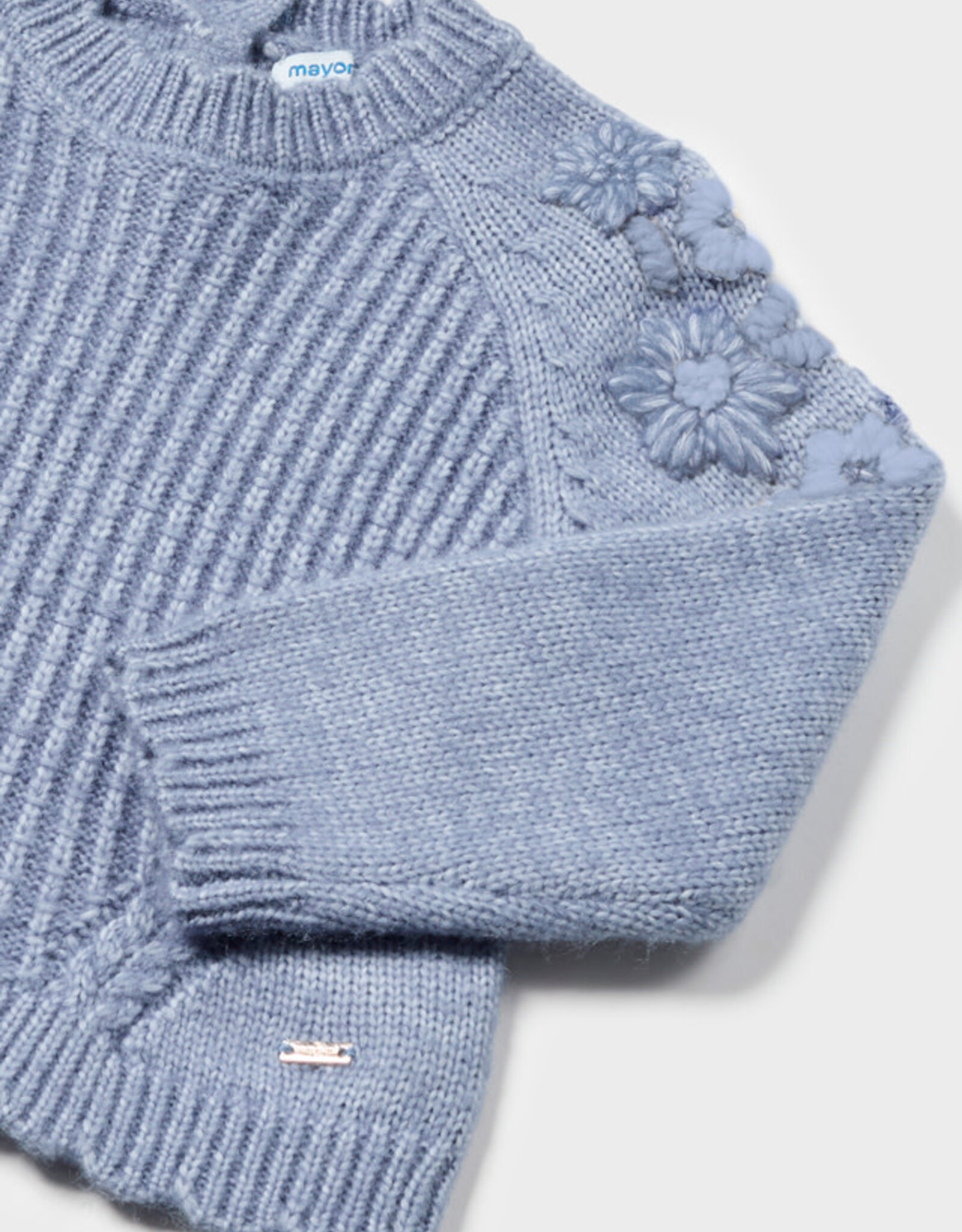 Mayoral Blue Fancy Jumper for Girls