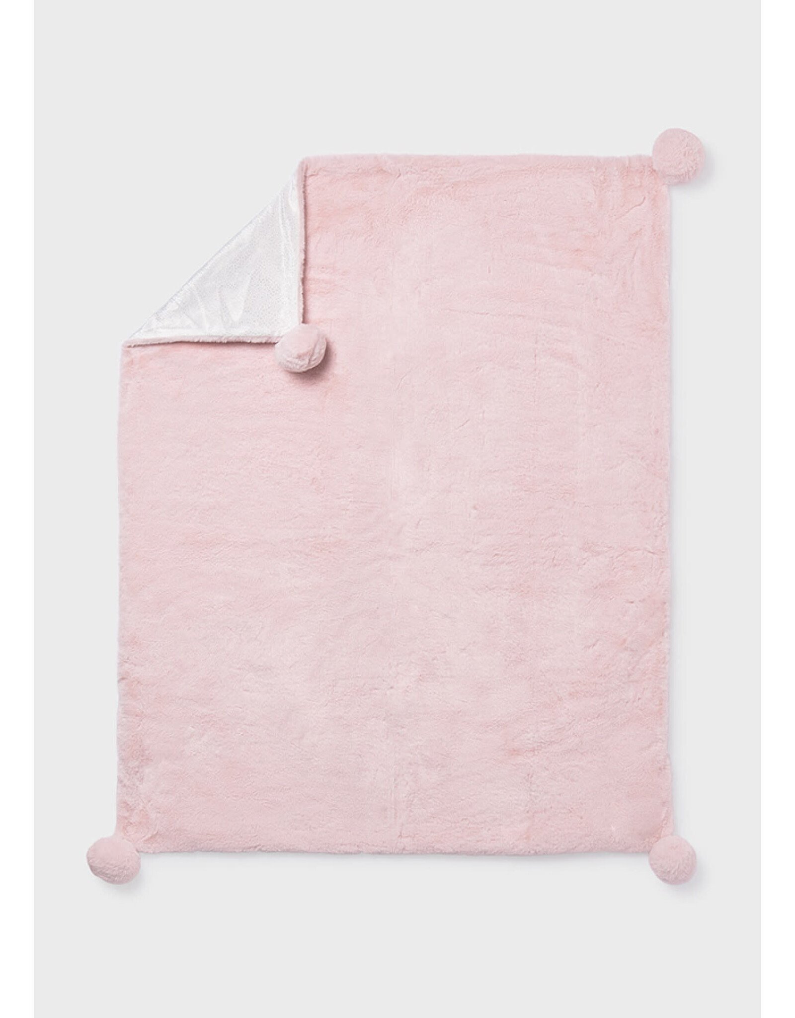Mayoral Baby Rose Mayoral Faux fur blanket