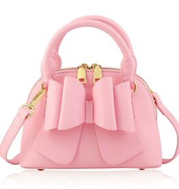 Carrying Kind Margo Purse: Pink Floral Lining