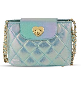 Carrying Kind Paige: Metallic Aqua