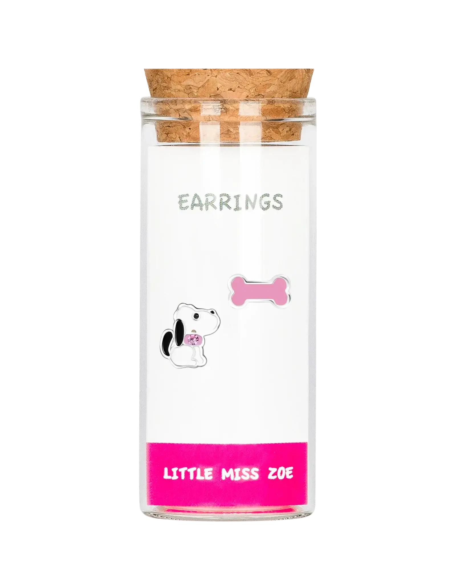 Little Miss Zoe Love My Dog Stud Earrings