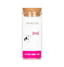 Little Miss Zoe Love My Dog Stud Earrings