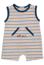 Kissy Kissy Construction Roadwork Sleeveless Stripe Playsuit