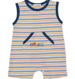 Kissy Kissy Construction Roadwork Sleeveless Stripe Playsuit