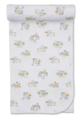 Kissy Kissy Fun on the Farm Receiving Blanket