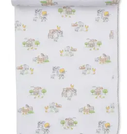 Kissy Kissy Fun on the Farm Receiving Blanket
