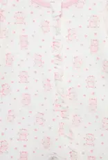 Little Me Joyful Bear 2-Way-Zip Footie & Hat