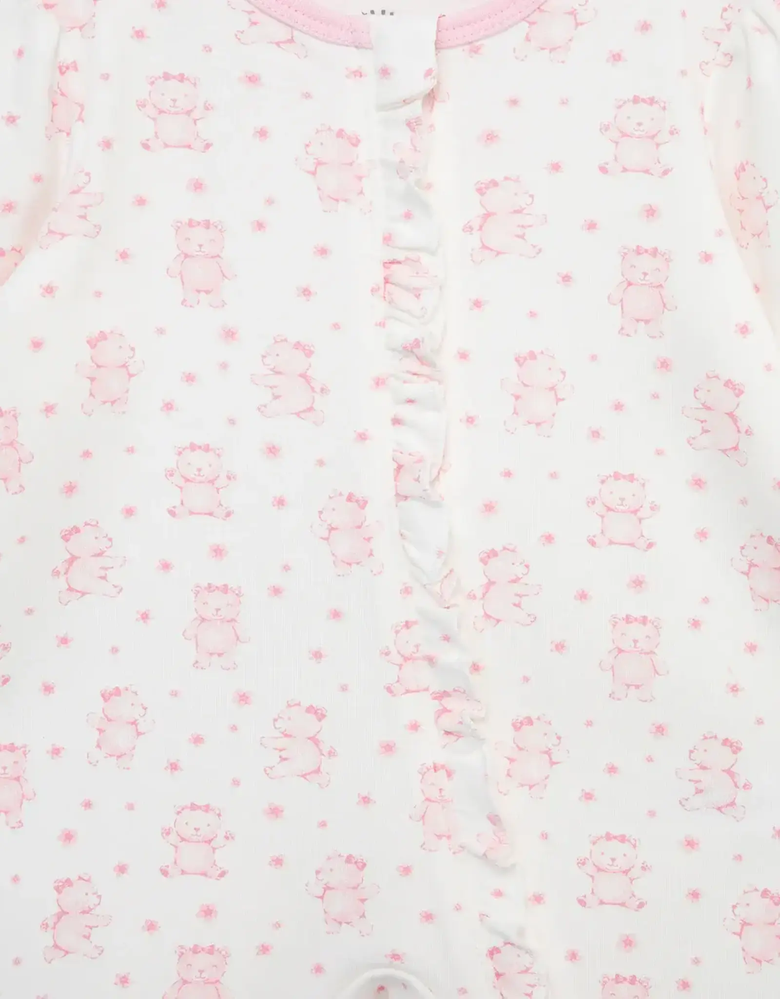 Little Me Joyful Bear 2-Way-Zip Footie & Hat