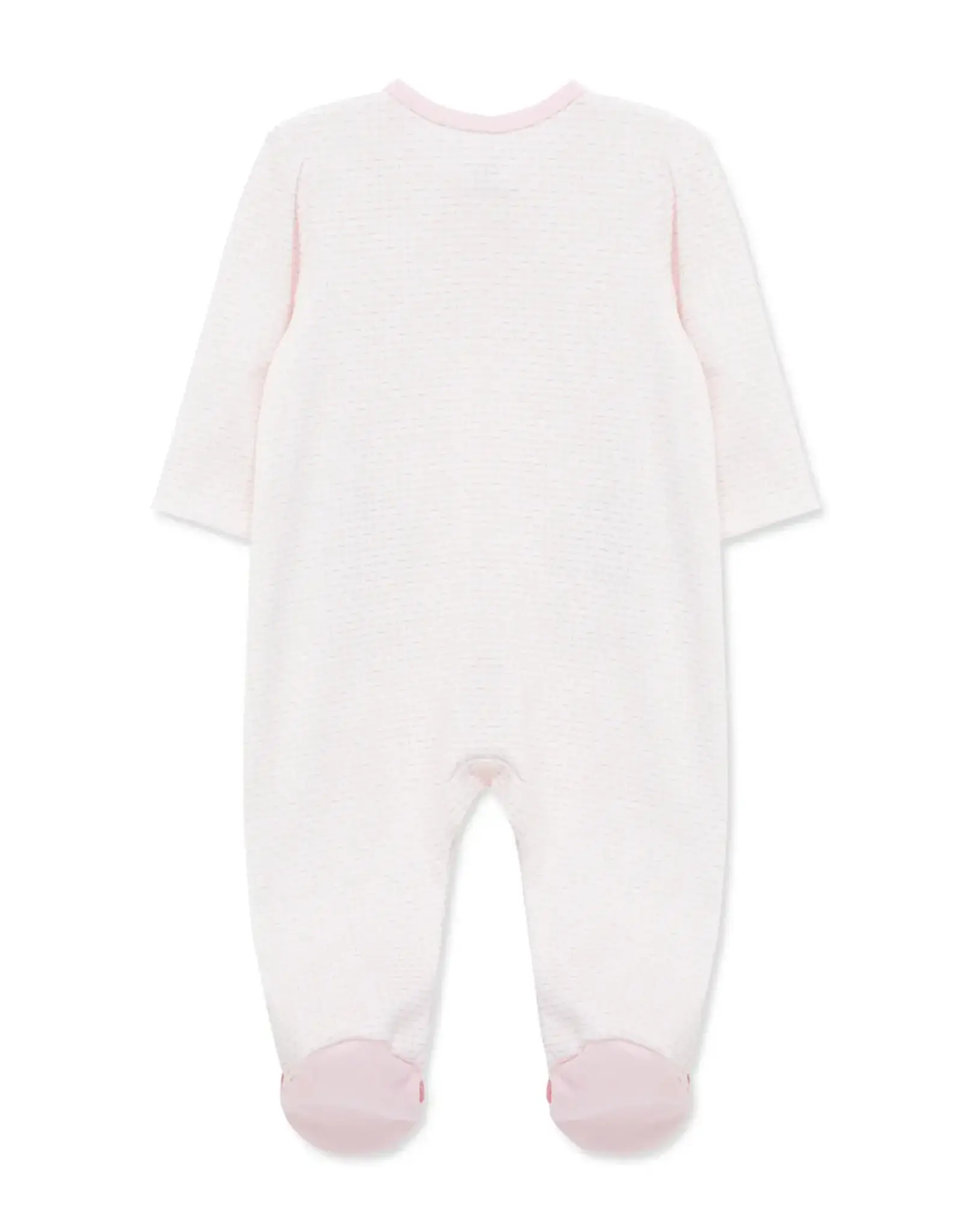 Little Me Lovely Pups 2-Way-Zip Footed One-Piece