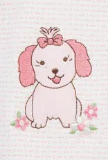 Little Me Lovely Pups 2-Way-Zip Footed One-Piece