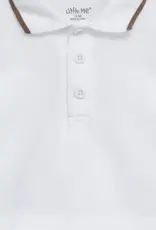 Little Me Puppies Woven Shortall Set