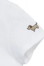 Little Me Puppies Woven Shortall Set