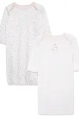 Little Me Pretty Puppies Gowns (2-Pack)