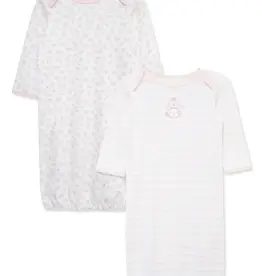 Little Me Pretty Puppies Gowns (2-Pack)