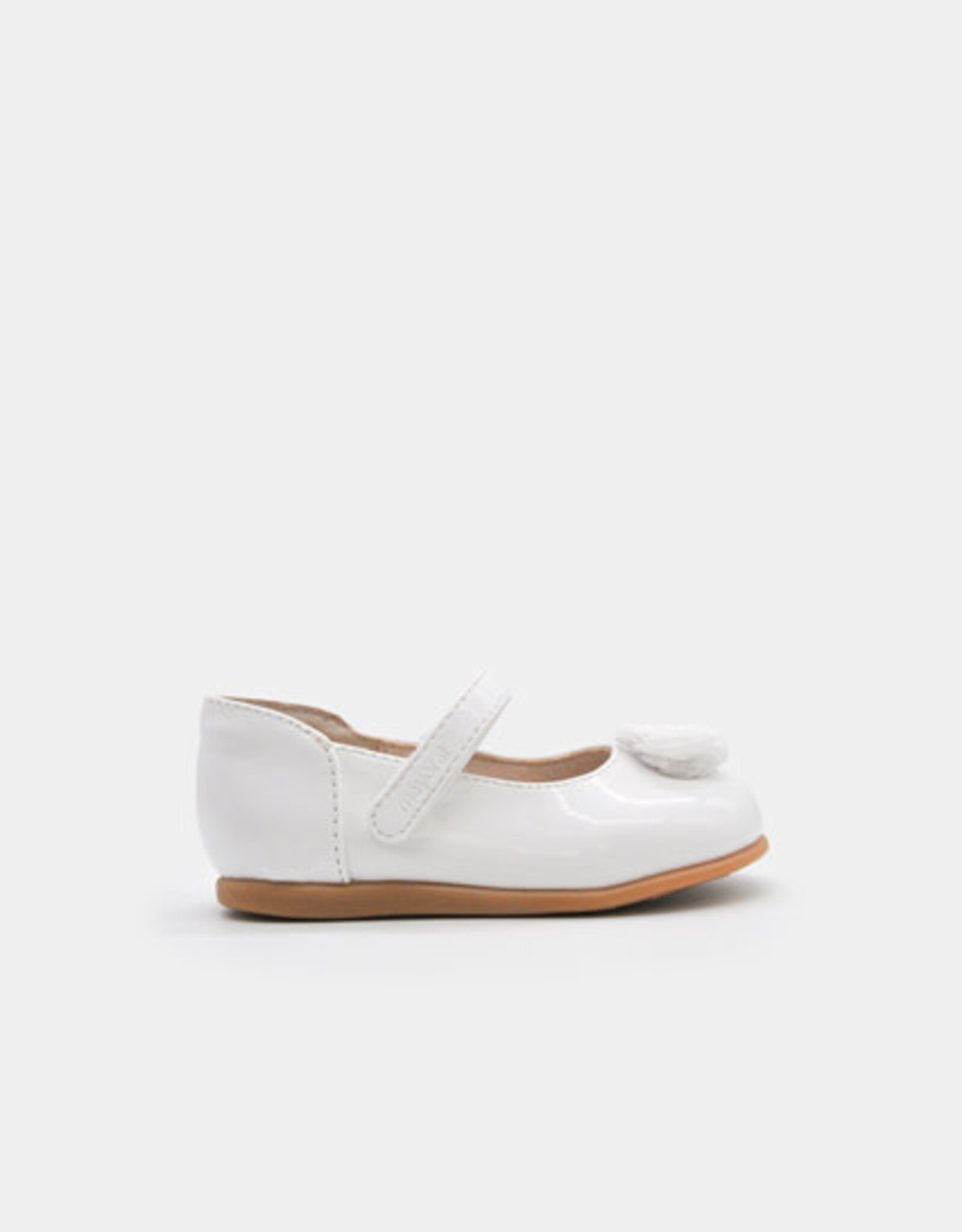 Mayoral White Flower Flats