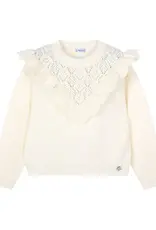 Mayoral Macchiato Openwork Knit Sweater