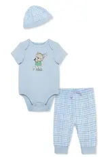Little Me Golf Bear Bodysuit & Pant Set