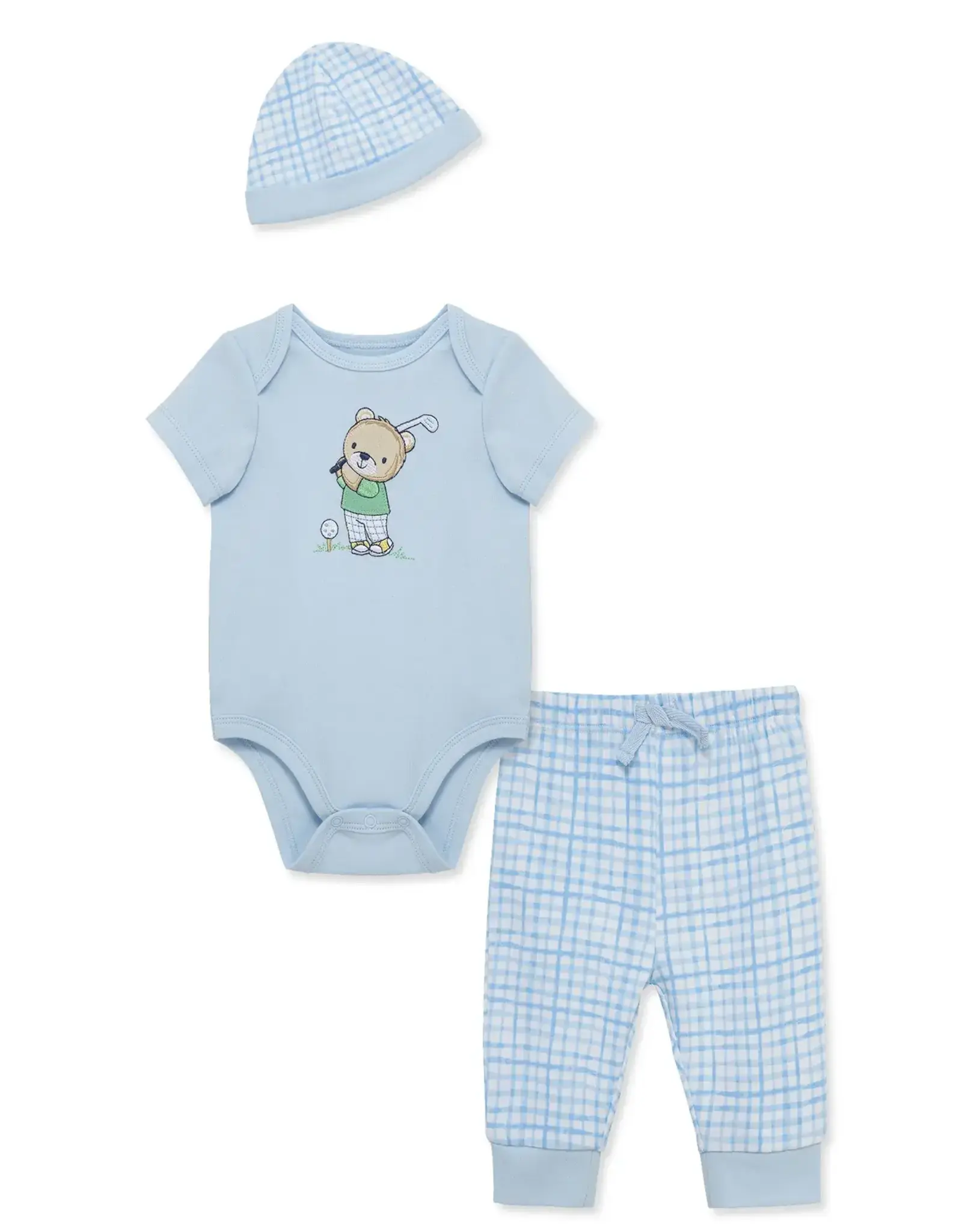 Little Me Golf Bear Bodysuit & Pant Set