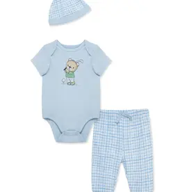 Little Me Golf Bear Bodysuit & Pant Set