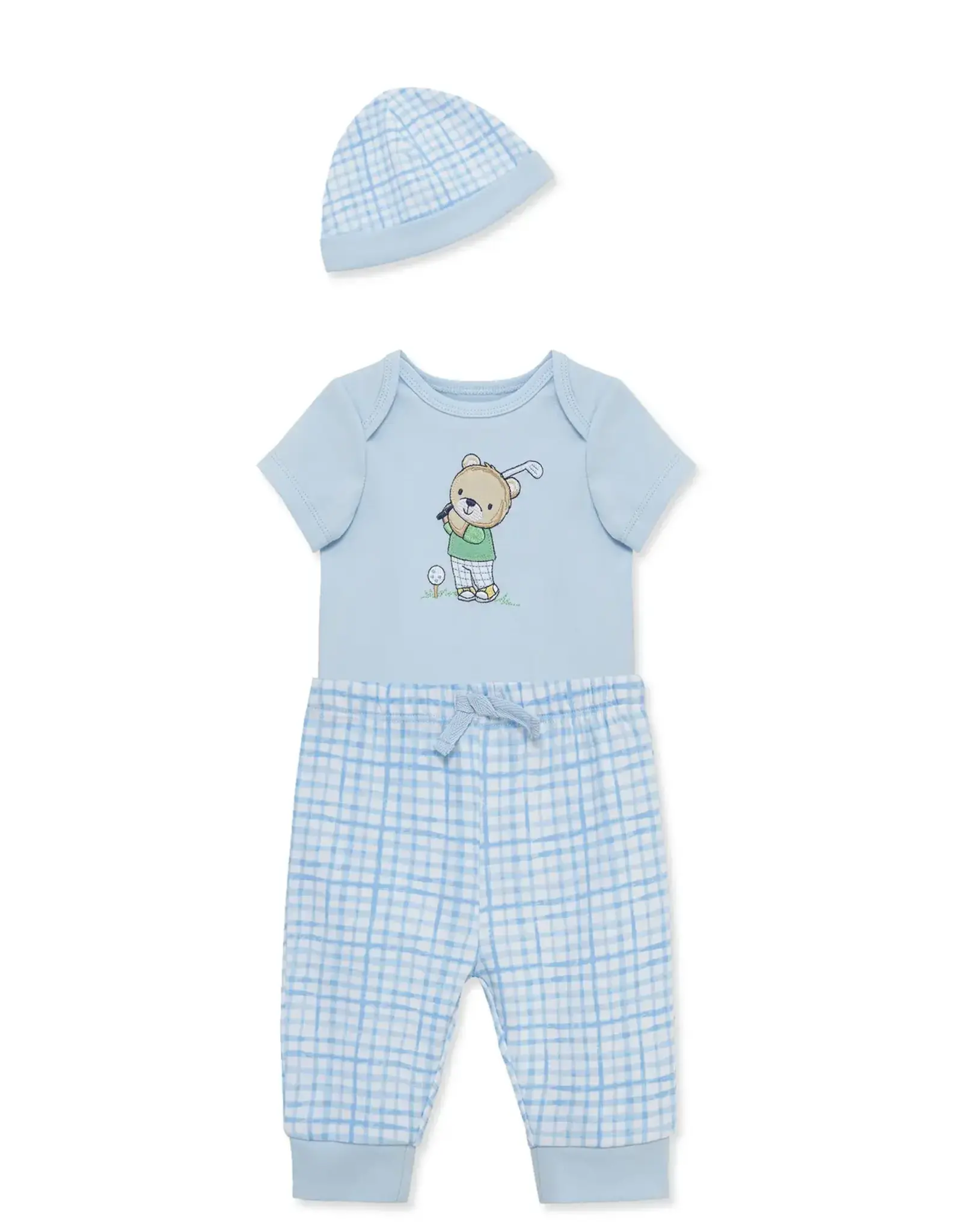 Little Me Golf Bear Bodysuit & Pant Set