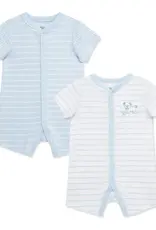 Little Me Peppy Puppies Rompers (2-Pack)