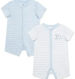 Little Me Peppy Puppies Rompers (2-Pack)