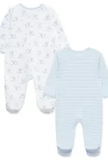 Little Me Peppy Puppies 2-Way-Zip Footies (2-Pack)