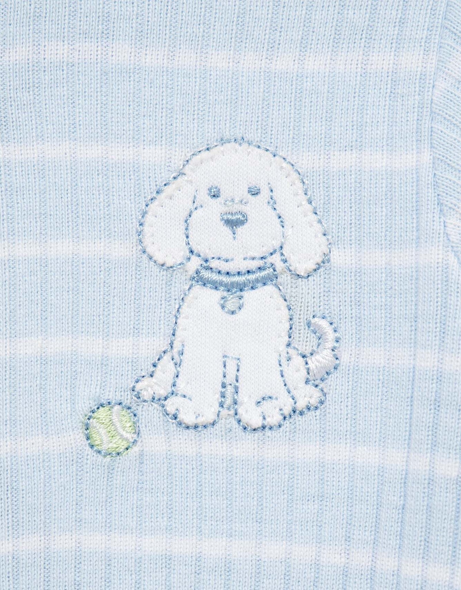 Little Me Peppy Puppies 2-Way-Zip Footies (2-Pack)