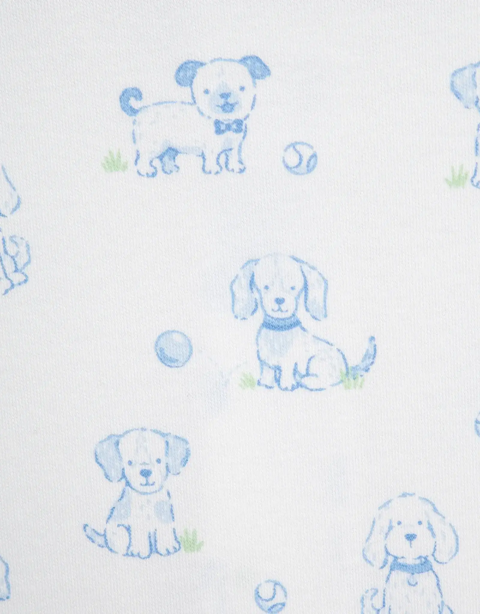 Little Me Peppy Puppies 2-Way-Zip Footies (2-Pack)