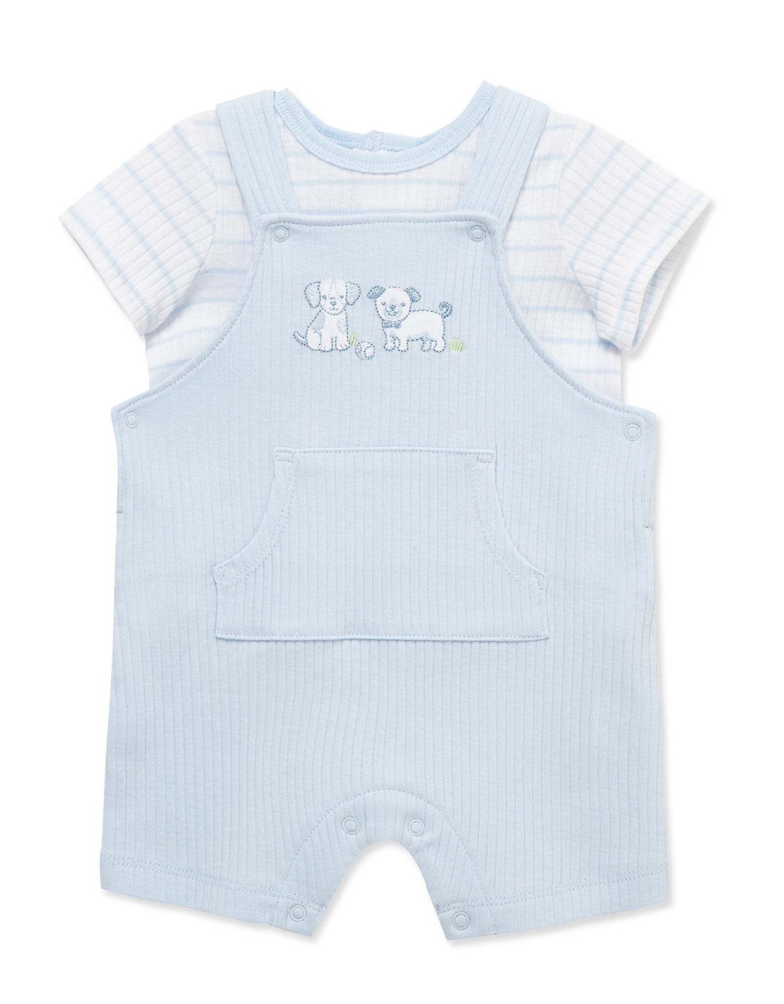 Little Me Peppy Puppies Shortall Set