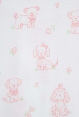 Little Me Pretty Puppies 2-Way-Zip Footies (2-Pack)