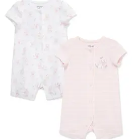 Little Me Pretty Puppies Rompers (2-Pack)