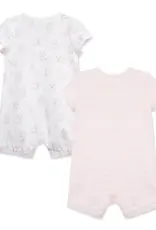 Little Me Pretty Puppies Rompers (2-Pack)