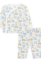 Little Me Truck Zone 2-Piece Cardigan Set